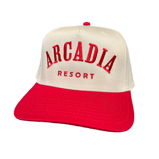 Red Arcadia Bridge Logo Hat