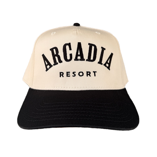Black Arcadia Bridge Logo Hat